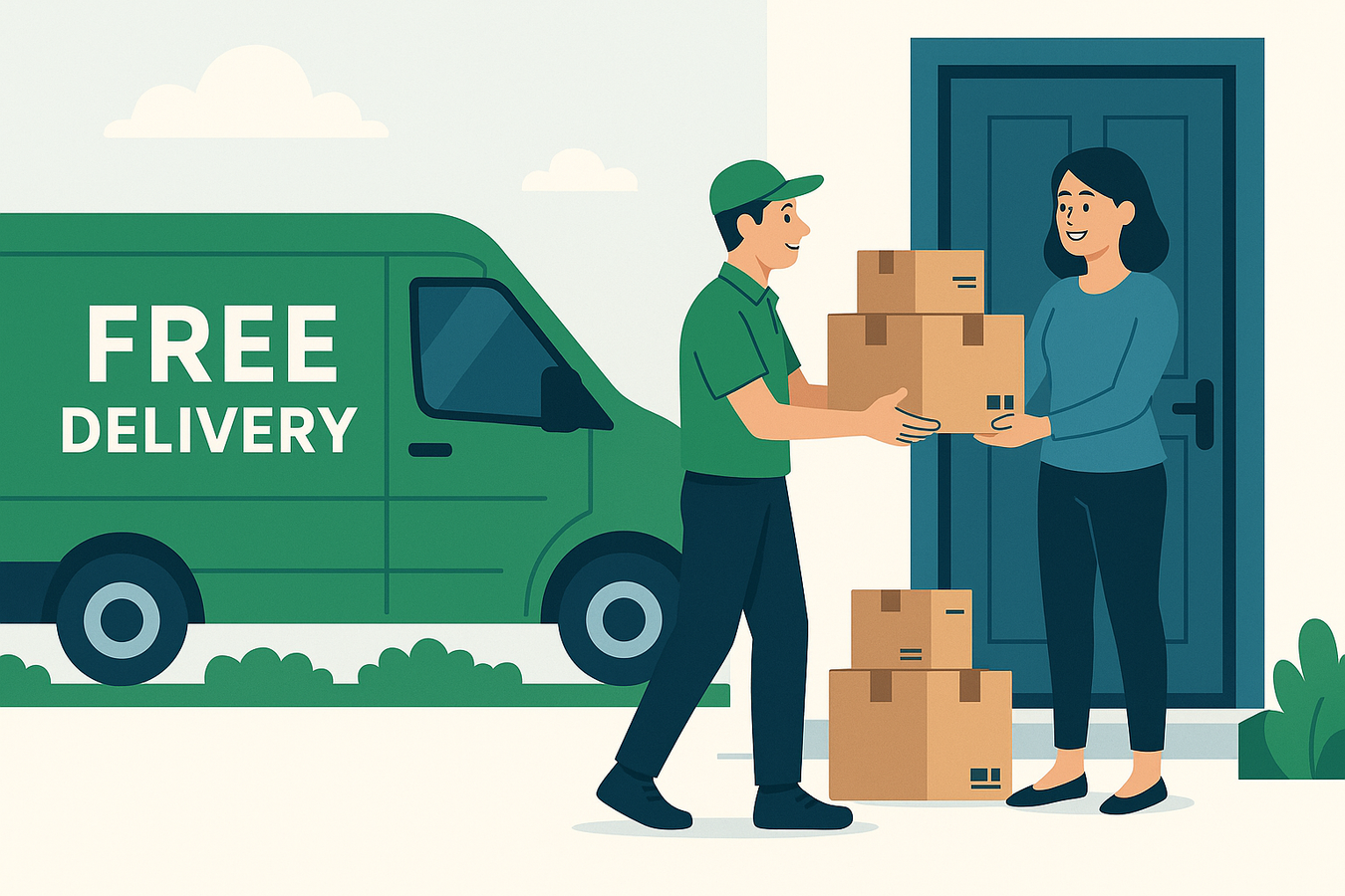 free delivery of parcels